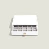 Šperkovnice Pebble White Classic - Set of 3 (se zásuvkami) Stackers