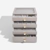 Šperkovnice Taupe Classic - Set of 4 (se zásuvkami) Stackers
