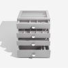 Šperkovnice Pebble Grey Classic - Set of 4 (se zásuvkami) Stackers
