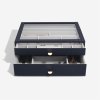 Šperkovnice Navy Pebble Supersize - Set of 2 (se zásuvkami) Stackers