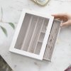 Box na šperky Pebble White Classic Stackers