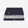 Box na šperky Navy Pebble Supersize All In One Jewellery Stackers