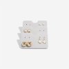 Držák na náušnice Set of 3 Stackers | Šedý