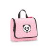 Dětská závěsná kosmetická taška Reisenthel Toiletbag | kids panda dots pink