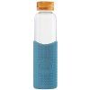 138310 138310 sklenena lahev s rukavem 550 ml neon kactus modra