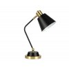 Kovová stolní lampa Andrea House IL72030 | černá, mosaz