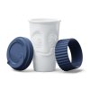 Cestovní porcelánový hrnek Tassen 58products, To Go 400 ml | tmavě modrá