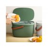 Nádoba na kompostovatelný odpad QUALY DESIGN Foody 10380GY, 7L | šedá