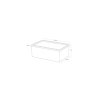 Úložný box Yamazaki Rin 5166 | černý
