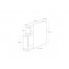 Organizér se zásuvkami Yamazaki Tower 4335 | černý