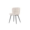 Jídelní židle Venture Home LILY | béžová, černá