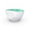 Porcelánová miska Tassen 58products | Šťastná, tyrkysová uvnitř