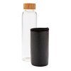 148017 2 sklenena lahev na vodu 550ml xd design cerna 0 55l