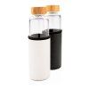 148017 5 sklenena lahev na vodu 550ml xd design cerna 0 55l