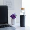 148017 6 sklenena lahev na vodu 550ml xd design cerna 0 55l
