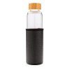 148017 sklenena lahev na vodu 550ml xd design cerna 0 55l
