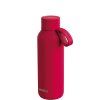 148362 quokka botella termo acero inoxidable solid con colgador cherry red 510 ml