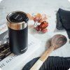 148395 1 quokka vaso cafe termico acero inoxidable boost carbon black 400 ml