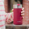 148398 1 quokka vaso cafe termico acero inoxidable boost maroon 400 ml