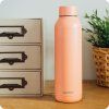 148875 2 quokka botella termo acero inoxidable solid pastel peach 630 ml