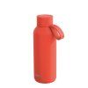 148908 quokka botella termo acero inoxidable solid con colgador orange 510 ml