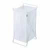Koš na prádlo skládací Tower 2484, kov/textil, 45l, bílý