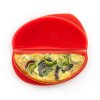 Silikonová forma na přípravu omelety Lékué | červená