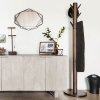 32052 4 designovy stojaci vesak umbra flapper tmave hnedy