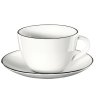 Šálek s podšálkem ASA Selection A Table Noire 210 ml