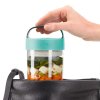 Svačinový box Lékué Jar To Go 600 ml | tyrkysový