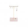 73937 1 stojan na sperky stackers small rose quartz t bar ruzova