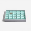 Šperkovnice 3 v 1 Stackers Grey Mint Classic Set | tyrkysová