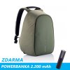 Batoh, který nelze vykrást XD Design Bobby Hero Regular | zelený  + Zdarma powerbanka 2.200 mAh