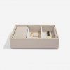 75305 3 cestovni sperkovnice stackers taupe medium travel sedobezova