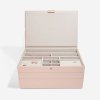 Šperkovnice 3 v 1 Stackers Blush Supersize Set | růžová