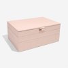 Šperkovnice 3 v 1 Stackers Blush Supersize Set | růžová