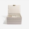 Šperkovnice 3 v 1 Stackers Taupe Classic Set | šedobéžová