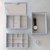 Šperkovnice Stackers Dusky Blue Mini Lid | modrošedá