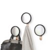 Zrcadlo s háčkem Umbra Hub Mirror Hook v interieru