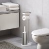 WC stojan Joseph Joseph Bathroom EasyStore | bílá/nerez 70519
