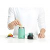 Termoláhev s infuzérem Lékué Insulated Bottle To Go 300/500 ml | tyrkysová