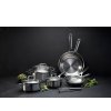97418 7 panev na smazeni mors 79nord 24cm steel stribrna