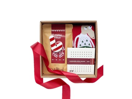 Vianočný darček "Červený sob" (Firemné darčeky v darčekovej taške)