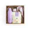 firemny darcek pre zenu s fialovou termoflaskou levandulovou sojovou svieckou bylinkovy caj no stress wilfred levandulova sol do kupela 4