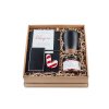 firemny darcek v ciernom prevedeni so zapisnikom A5 powerbankou mandlami v cokolade so skoricou termohrncekom a medovnikom 2