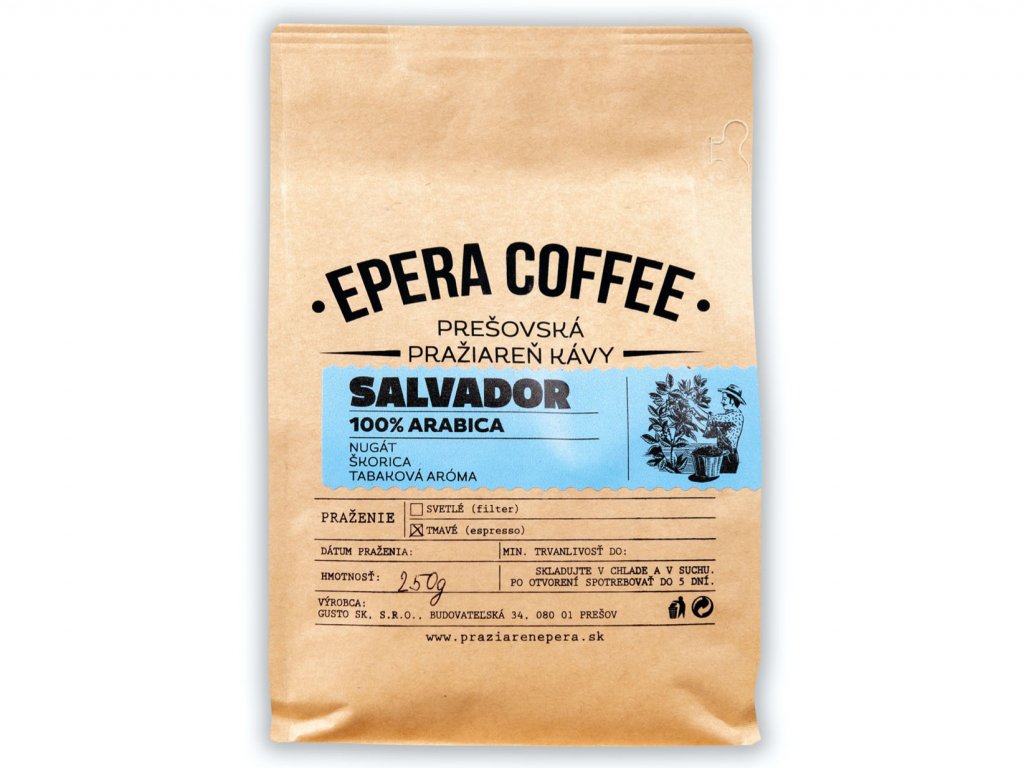 cerstvo prazena kava epera coffee salvador 250g 1