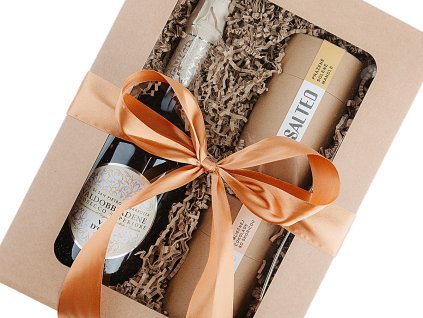 exkluzivny darcek s proseccom superiore valdobbiadene docg mandlami v mliecnej cokolade 150g prazenymi solenymi mandlami 150g 6