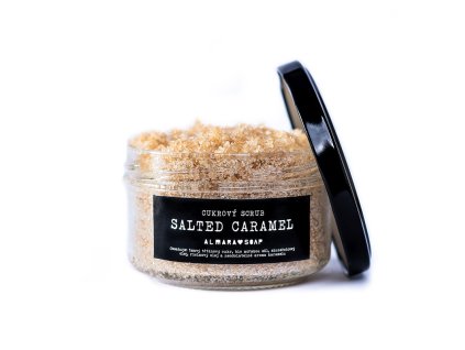 osviezujuci masazny scrub na telo salt caramel znacky almara soap 111222
