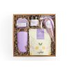 darcek pre zenu s bylinkovym cajom no stress wilfred pastelovo fialovym termohrncekom levandulovym mydlom almarasoap levandulovou sojovou svieckou a levandulovou solou do kupela 3