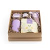 darcek pre zenu s bylinkovym cajom no stress wilfred pastelovo fialovym termohrncekom levandulovym mydlom almarasoap levandulovou sojovou svieckou a levandulovou solou do kupela 5